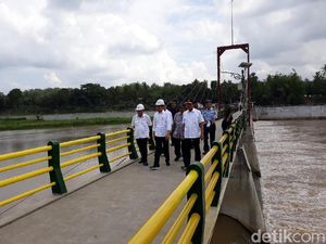 Resmikan Bendung Kamijoro, Jokowi: Sangat Indah!