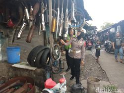Polisi Sidoarjo Berlakukan Tilang Bagi Pemotor Pakai Knalpot Brong