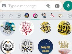 Cara Munculkan Stiker Ucapan Tahun Baru di WhatsApp