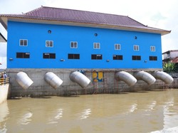 Antisipasi Banijir, Pemkot Palembang Operasikan Pompa Air Sungai Bendung