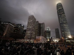 Demonstran Hong Kong Gelar Unjuk Rasa Saat Malam Tahun Baru