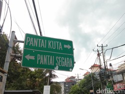 Malam Tahun Baru di Bali, Jalan ke Pantai Kuta Ditutup Total