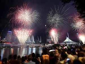 Pesta Kembang Api Mulai Berlangsung di Australia