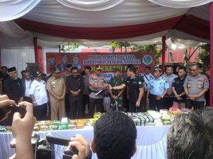 Jelang Tahun Baru 2020, Polda Sumut Musnahkan 85 Kg Sabu