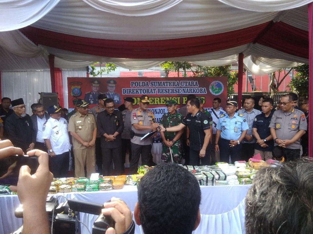 Jelang Tahun Baru 2020, Polda Sumut Musnahkan 85 Kg Sabu Jelang Tahun Baru 2020, Polda Sumut Musnahkan 85 Kg Sabu