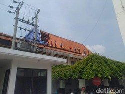 Begini Kerusakan Kantor BPKAD Mojokerto Usai Disapu Angin Kencang