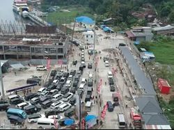 Libur Tahun Baru, Penumpang di Pelabuhan Ajibata Sumut Melonjak