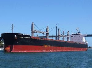 Kapal Panama MV Chikako Sandar Perdana di Pelabuhan Panjang Lampung