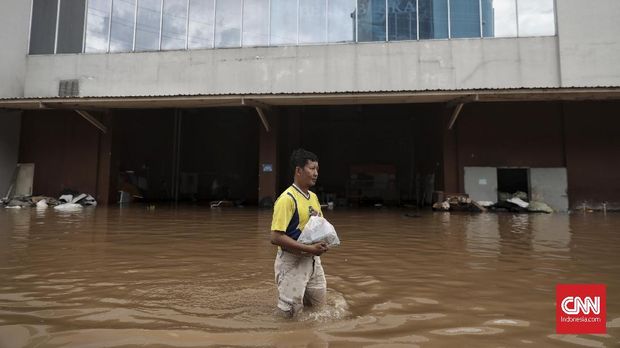 Taman Anggrek da Mall Cipinang Masih Tutup Akibat Banjir