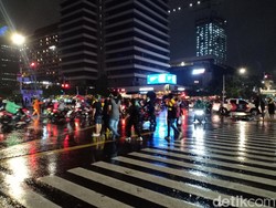 Perayaan Tahun Baru 2020 Berakhir, Perempatan Sarinah Kembali Dibuka