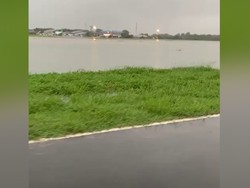 Video Runway Bandara Halim Perdanakusuma Kebanjiran