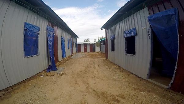 Korban Banjir Konawe Utara Mulai Tempati Huntara