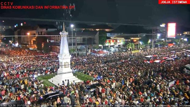 Jokowi Sapa Warga Yogya di Detik-detik Jelang Tahun Baru 2020