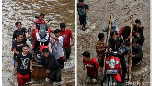 Mereka yang Berjuang Menerobos Banjir