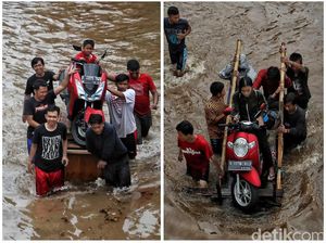 Mereka yang Berjuang Menerobos Banjir