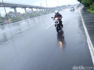 Pinang Ranti Banjir, Sepeda Motor Diperbolehkan Masuk Tol Taman Mini