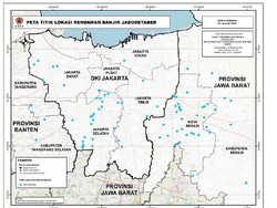 Ini Sebaran Lokasi Banjir di Jabodetabek