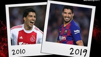 Luis Suarez muda menjadi salah satu pemain paling potensial yang dipunya Ajax Amsterdam (ist)