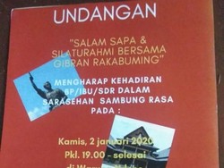 Ada yang Catut PAC PDIP, Ini 3 Undangan Sarasehan Gibran