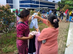 Korban Banjir di Cipinang Melayu Jaktim Kekurangan Pakaian Layak