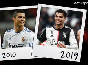 Lihat Bedanya, Transformasi Wajah Pesepakbola Top Dunia dalam Satu Dekade