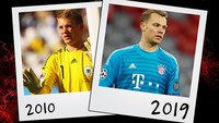 Manuel Neuer dalam seragam Timnas Jerman di Piala Dunia 2010 dan saat membela Bayern Munich di musim ini (ist)