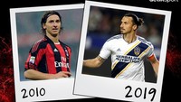 Zlatan Ibrahimovic tahun 2010 masih bersama AC Milan dan di musim terakhir memperkuat LA Galaxy (ist)