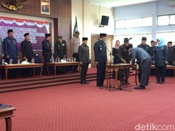 Awal Tahun 2020, Bupati Ciamis Lantik dan Rotasi 157 Pejabat