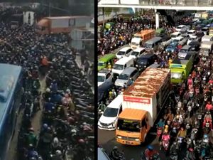 Video Horor Macet di Daan Mogot dan Rawa Buaya Jakbar Akibat Banjir