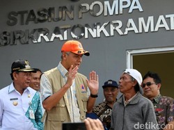 Gubernur Ganjar Cek Rumah Pompa di Pekalongan