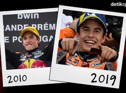 Bikin Pangling, Wajah Pebalap MotoGP Satu Dekade Lalu