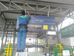 Petunjuk Salah Kedatangan, Departure di Stasiun Solo Terpasang 1,5 Bulan