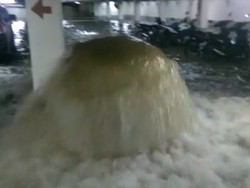 Saluran Air Jebol Saat Banjir, Basement Gedung di Jakbar Sempat Tergenang