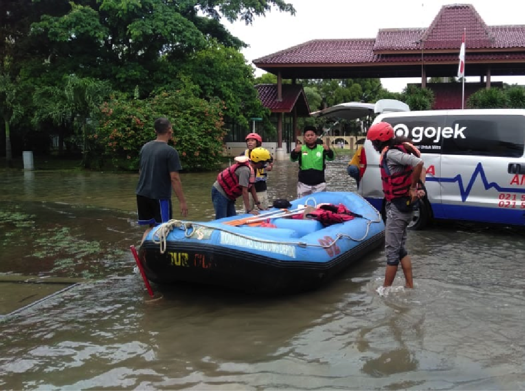 Pemerintah Apresiasi Inisiatif Gojek Bantu Korban Banjir