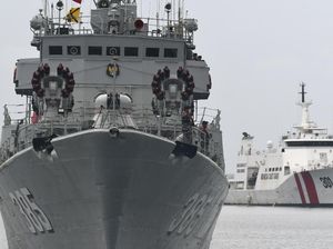Kapal Perang China Masih Mondar-mandir di Natuna