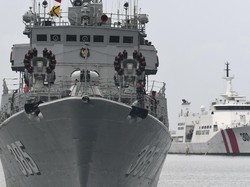 Kapal Perang China Masih Mondar-mandir di Natuna