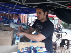 Banjir Melanda, Chicco Jerikho Turun Jadi Relawan