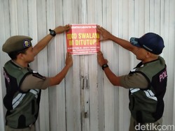 Belasan Gerai Swalayan Berjaringan di Trenggalak Ditutup Paksa