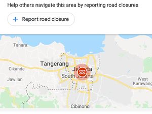 Cek Penutupan Jalan di Jakarta Akibat Banjir di Google Maps