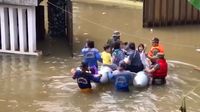 Anak-anak Rian D'Masiv dievakuasi