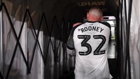 Meski menang, Derby saat ini masih berada di peringkat ke-17 di klasemen Divisi Championship dengan 31 poin. Rooney jelas masih perlu banyak bekerja keras untuk mendongkrak performa timnya tersebut. Getty Images/Laurence Griffiths.