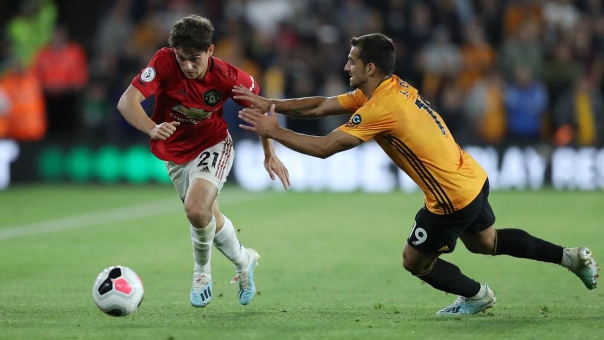 Pemain Manchester United, Daniel James, sudah berkaca pada hasil imbang melawan Wolverhampton Wanderers di bulan Agustus. (Foto: David Rogers/Getty Images)