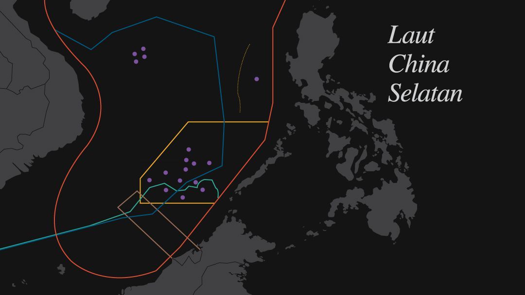 Infografis Silang Sengketa Laut China Selatan