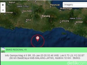 Gempa M 4,8 di Malang Sempat Hentikan Aktivitas Warga Blitar Gempa M 4,8 di Malang Sempat Hentikan Aktivitas Warga Blitar