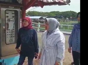 Hari Libur, Risma Terus Sidak Rumah Pompa Demi Surabaya Tak Kebanjiran