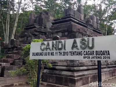 Potret Candi Asu di Magelang