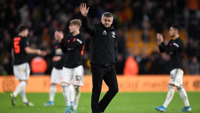 Manajer Manchester United Ole Gunnar Solskjaer menyebut imbang melawan Wolverhamton di babak ketiga Piala FA sebagai hasil yang adil (Foto: Shaun Botterill/Getty Images)