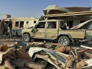 Kerusakan Pangkalan Militer AS di Irak Dilihat dari Satelit