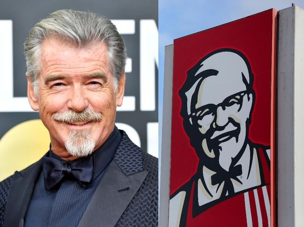 Pierce Brosnan Jadi Sorotan, Disebut Mirip Logo KFC
