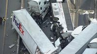 Bus vs Trailer di Pennsylvania, 5 Orang Tewas